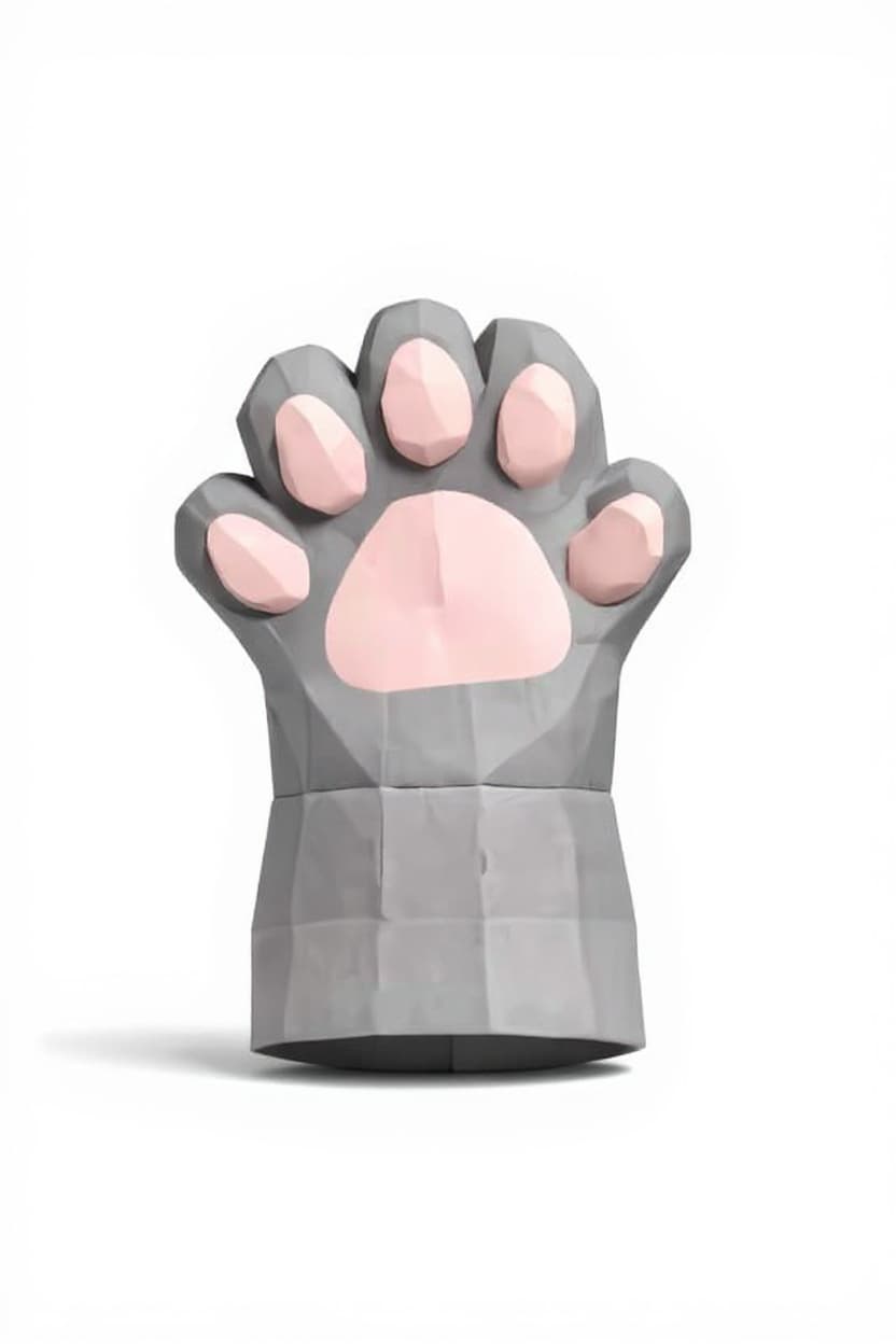 toy paw-shaped object