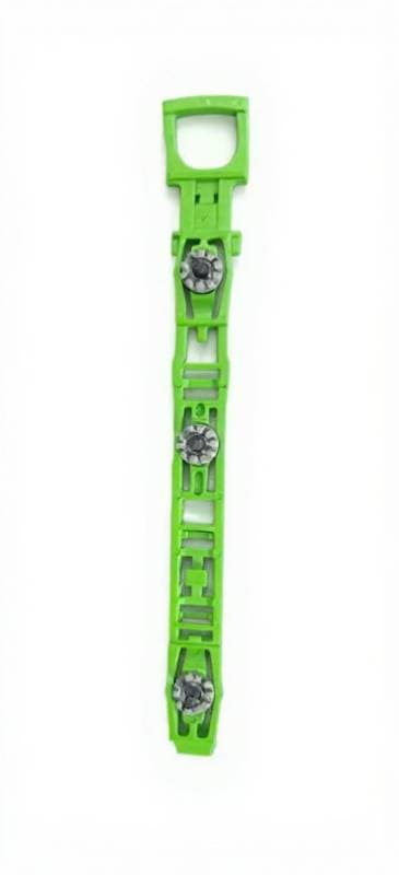 green plastic strap