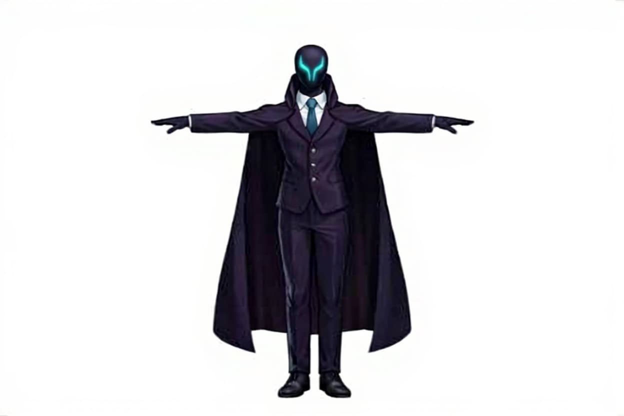 suit and mask