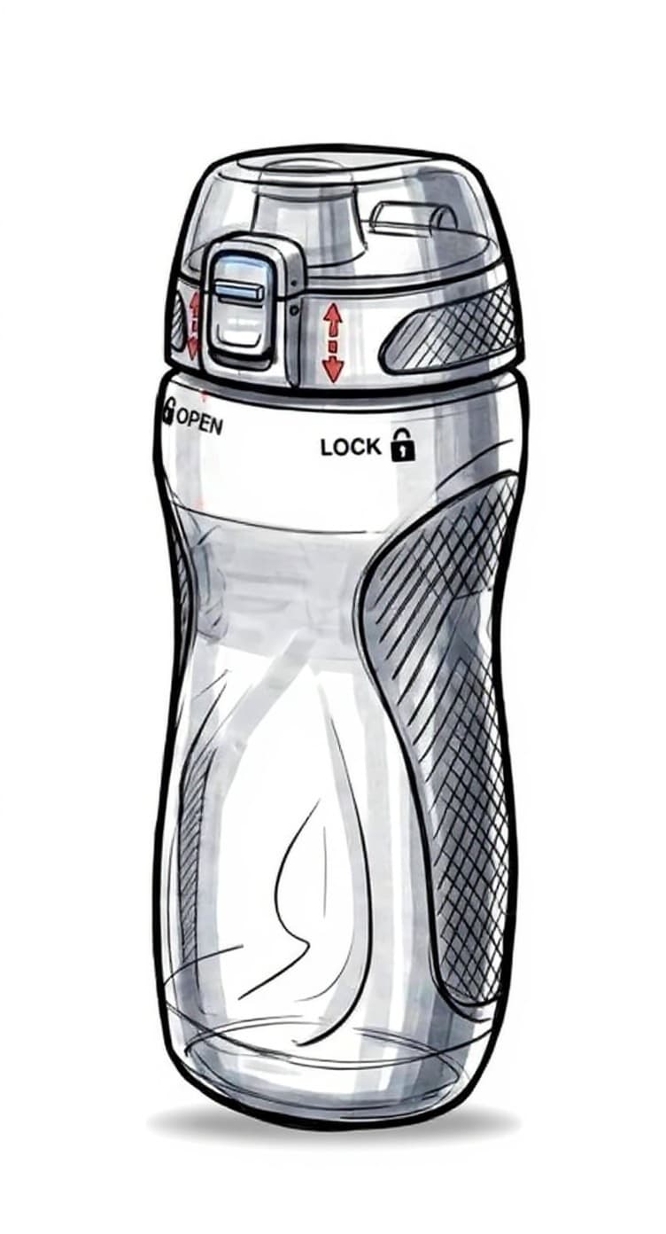 metal bottle holder