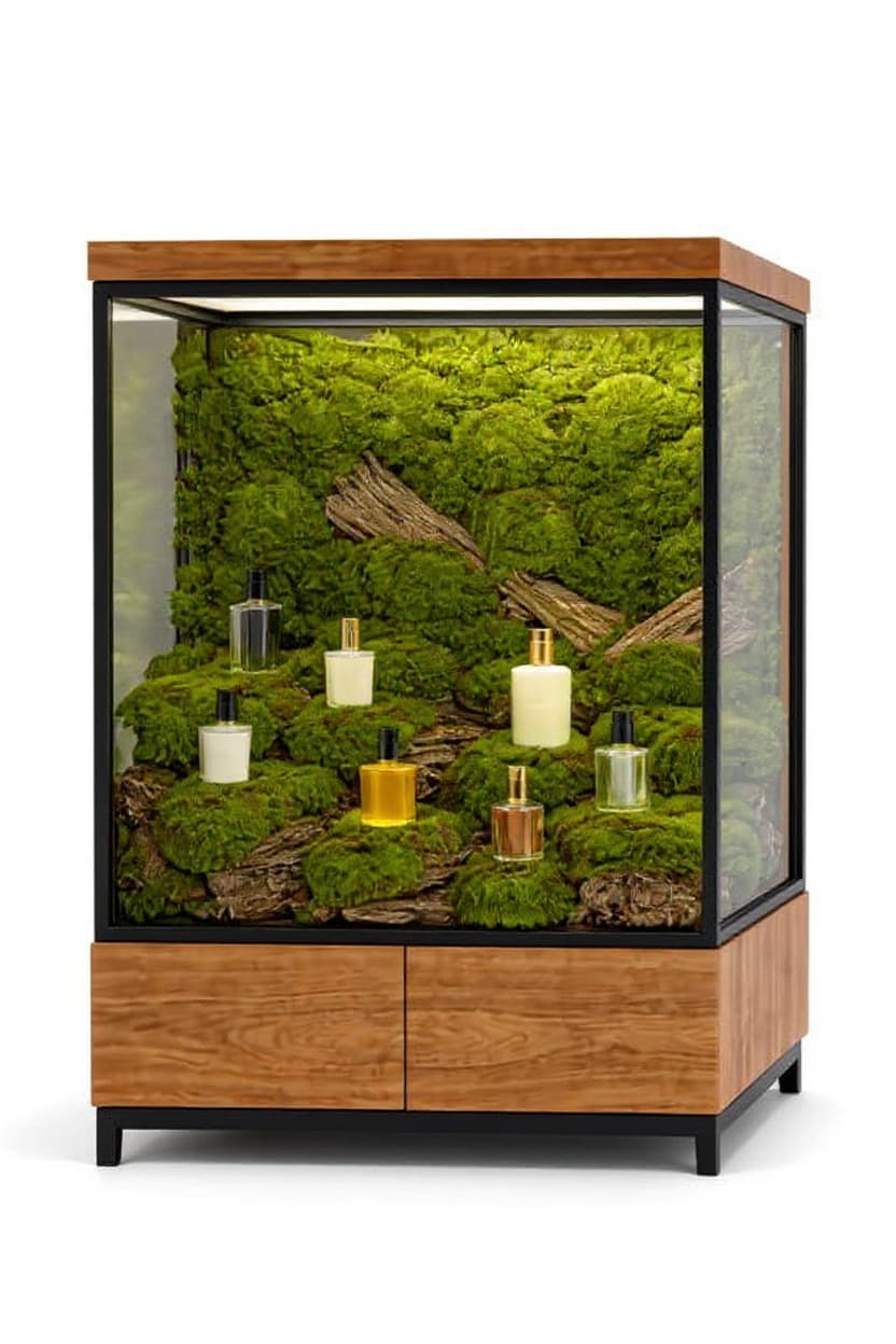 wooden display case