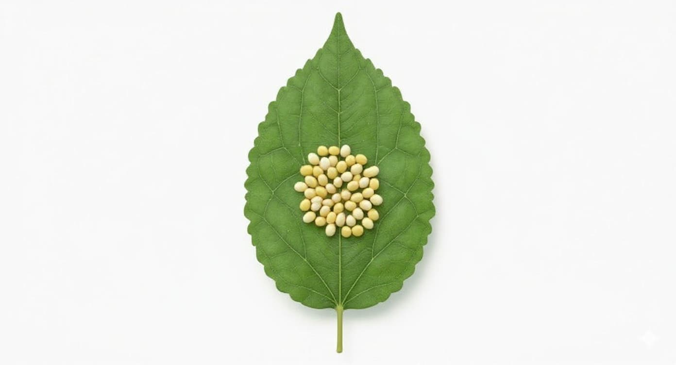 leaf with seeds