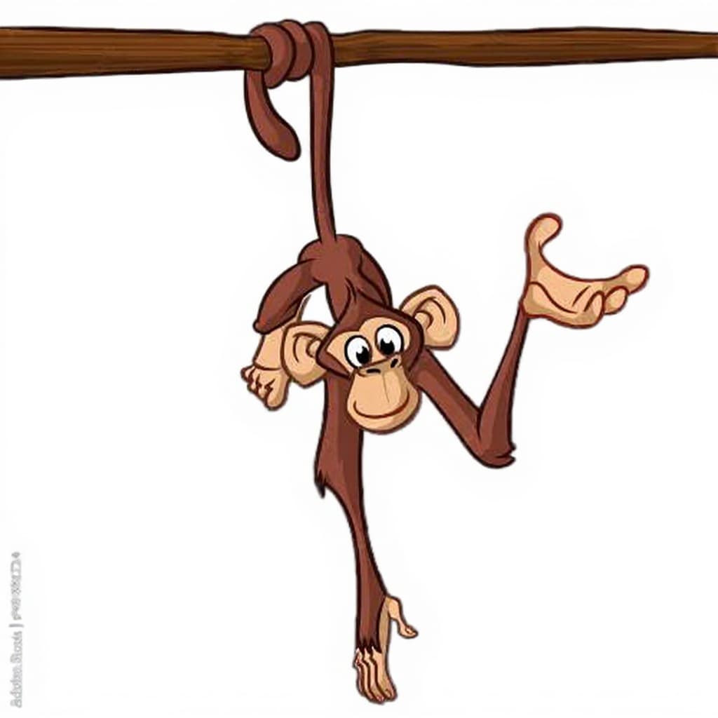 cartoon monkey