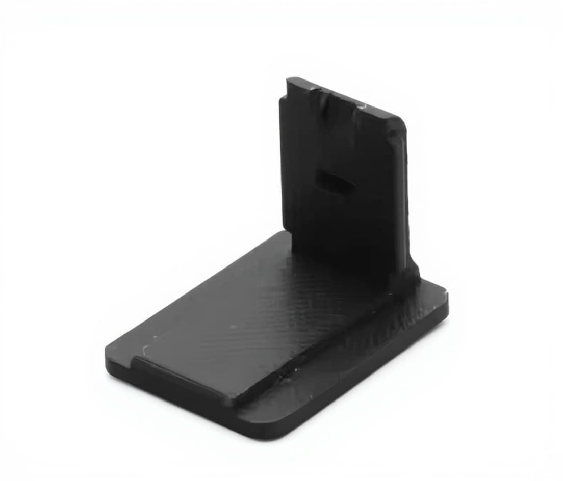 black plastic stand