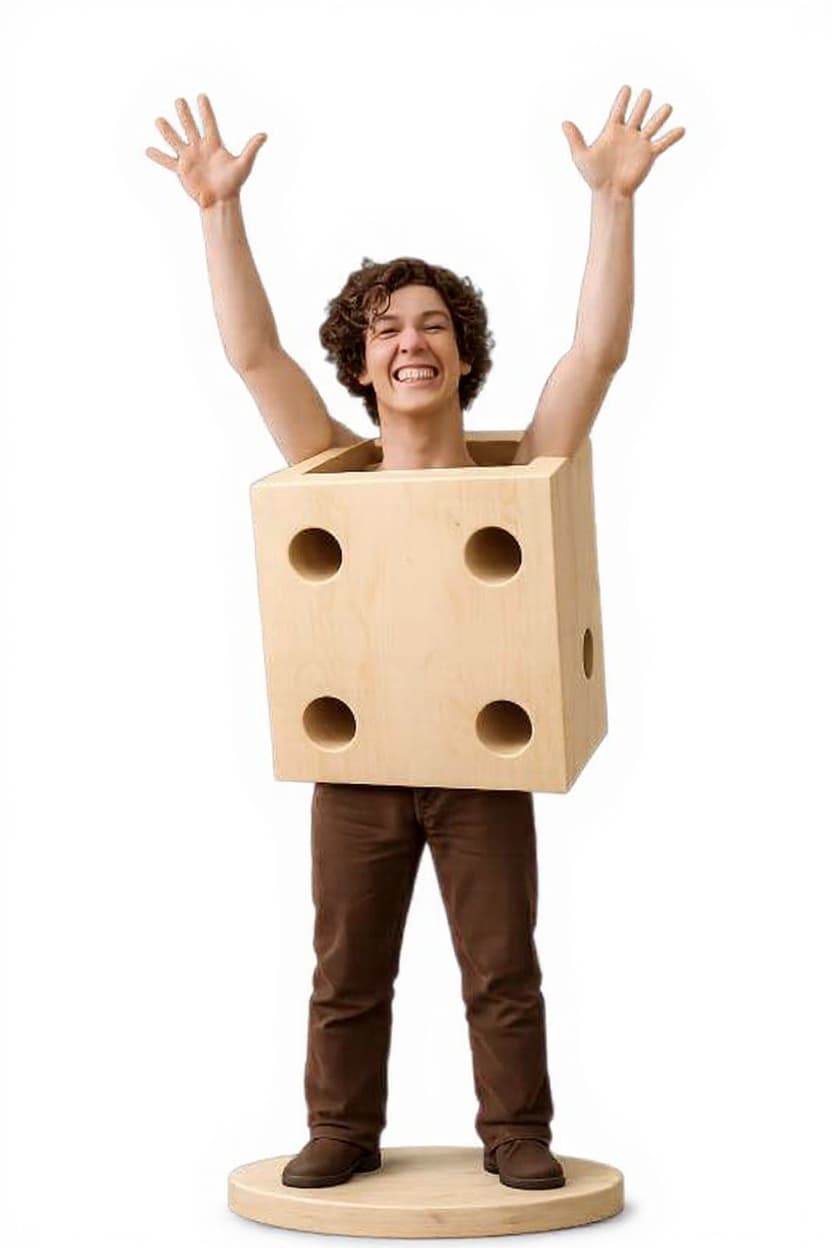 wooden cube