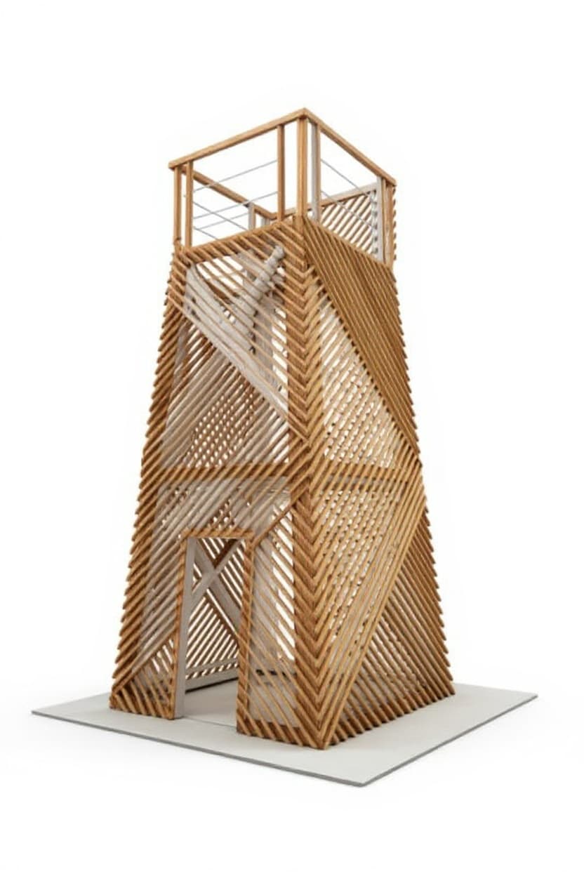 wooden tower