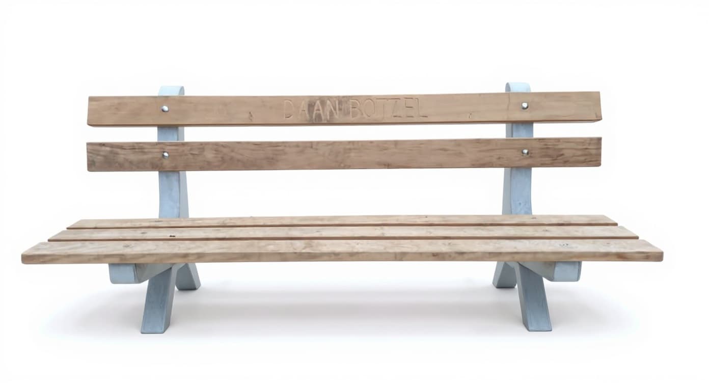 wooden bench