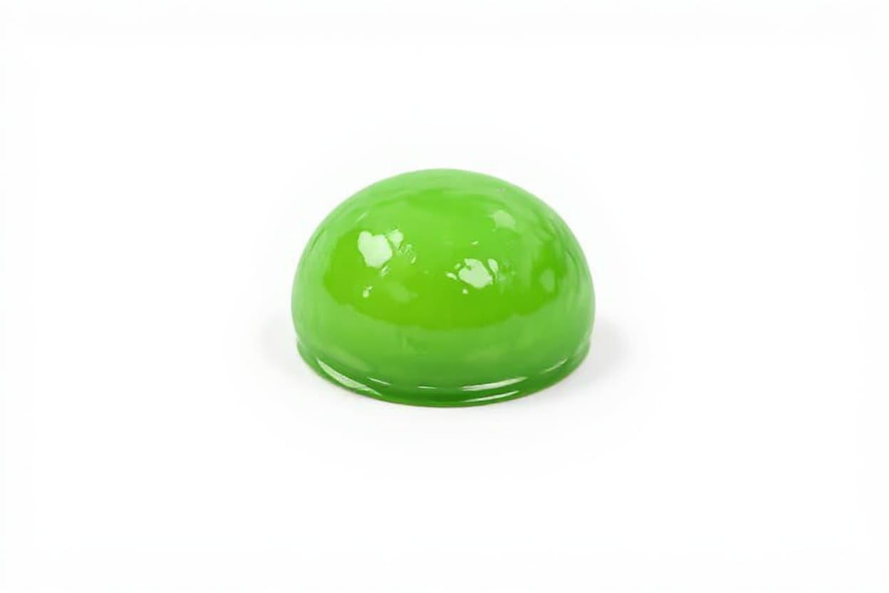green glass object