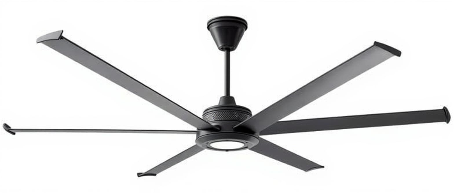 black ceiling fan
