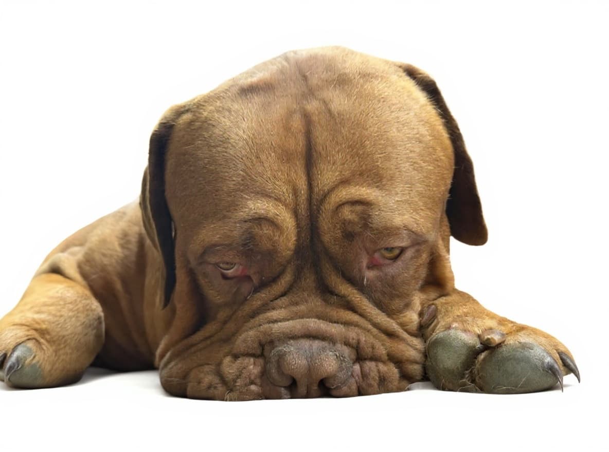 brown dog