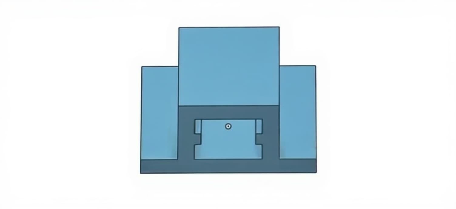 blue plastic container