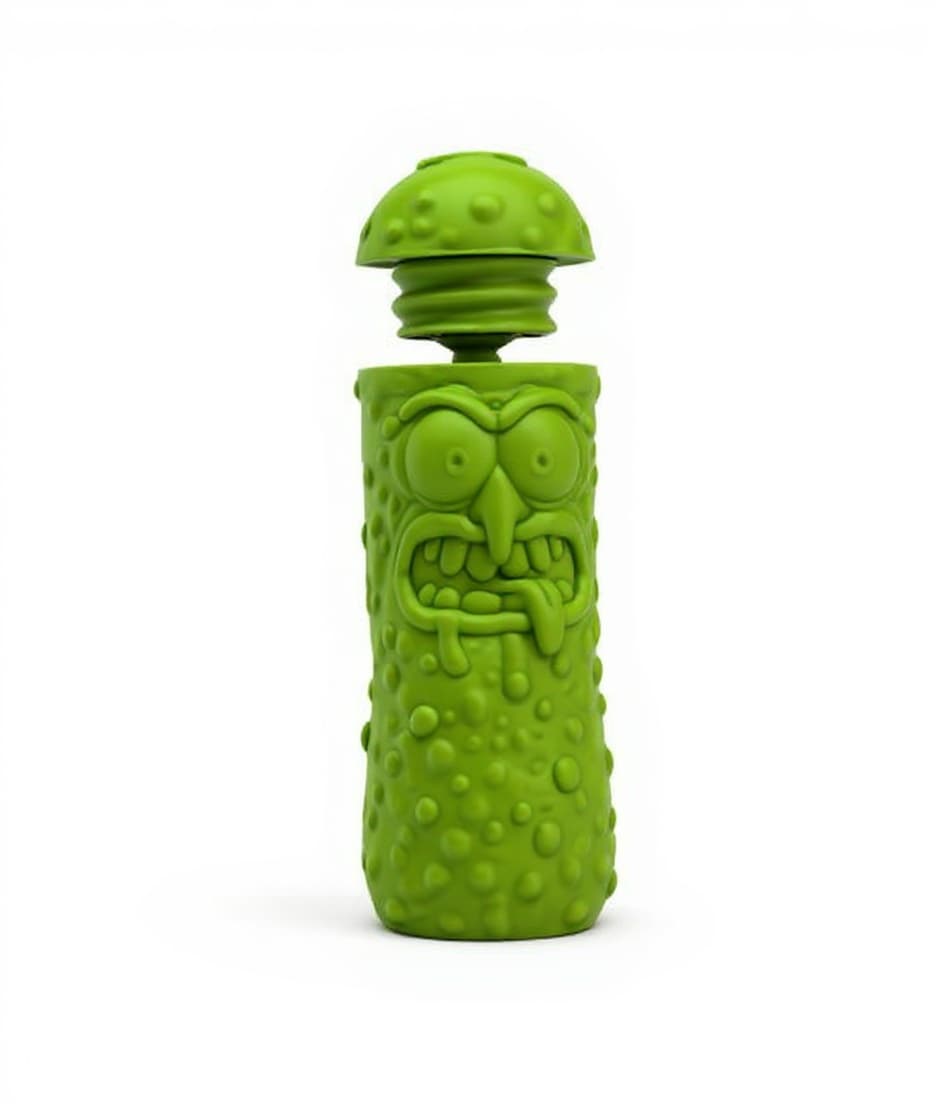 green plastic toy