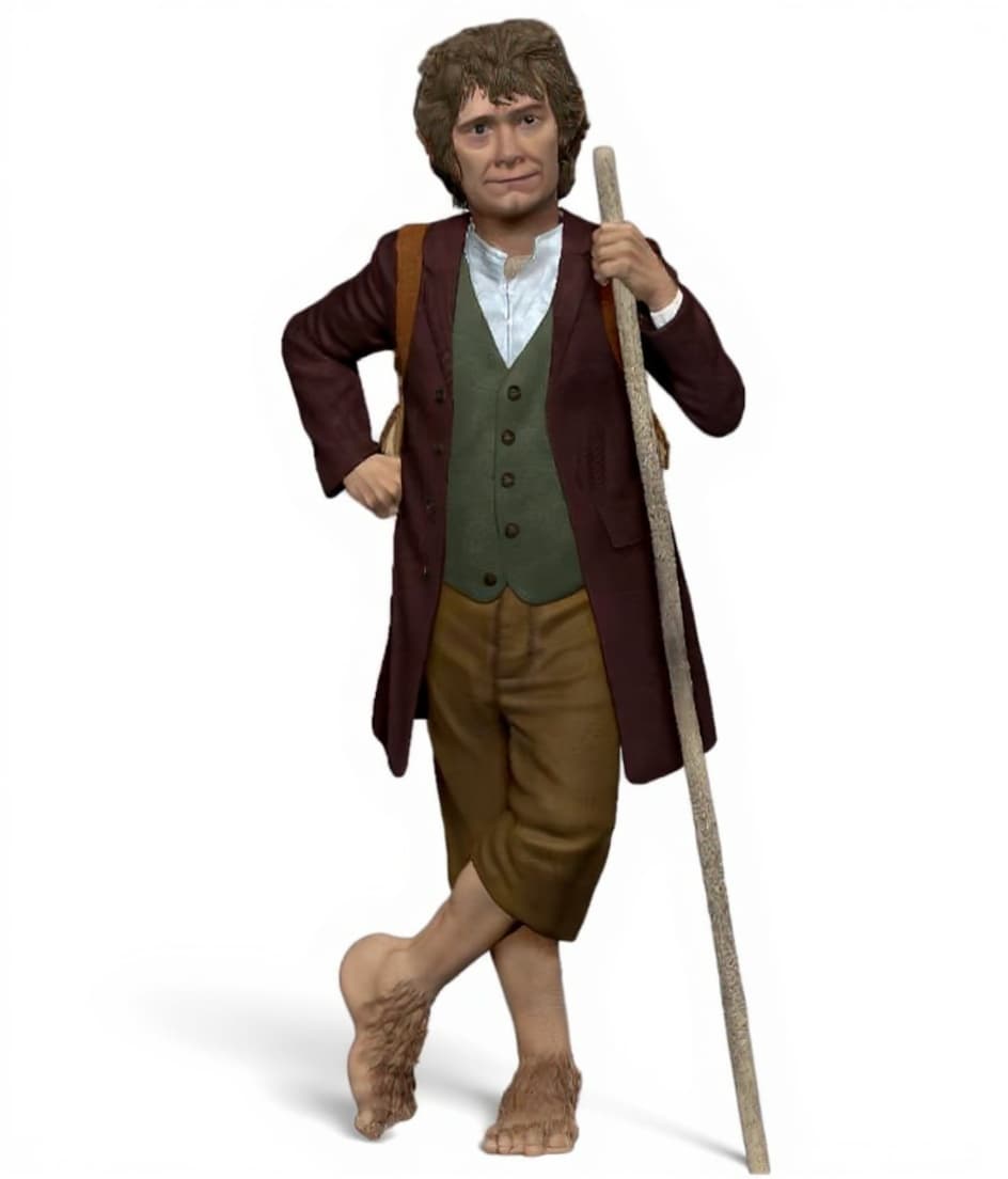 wooden walking stick