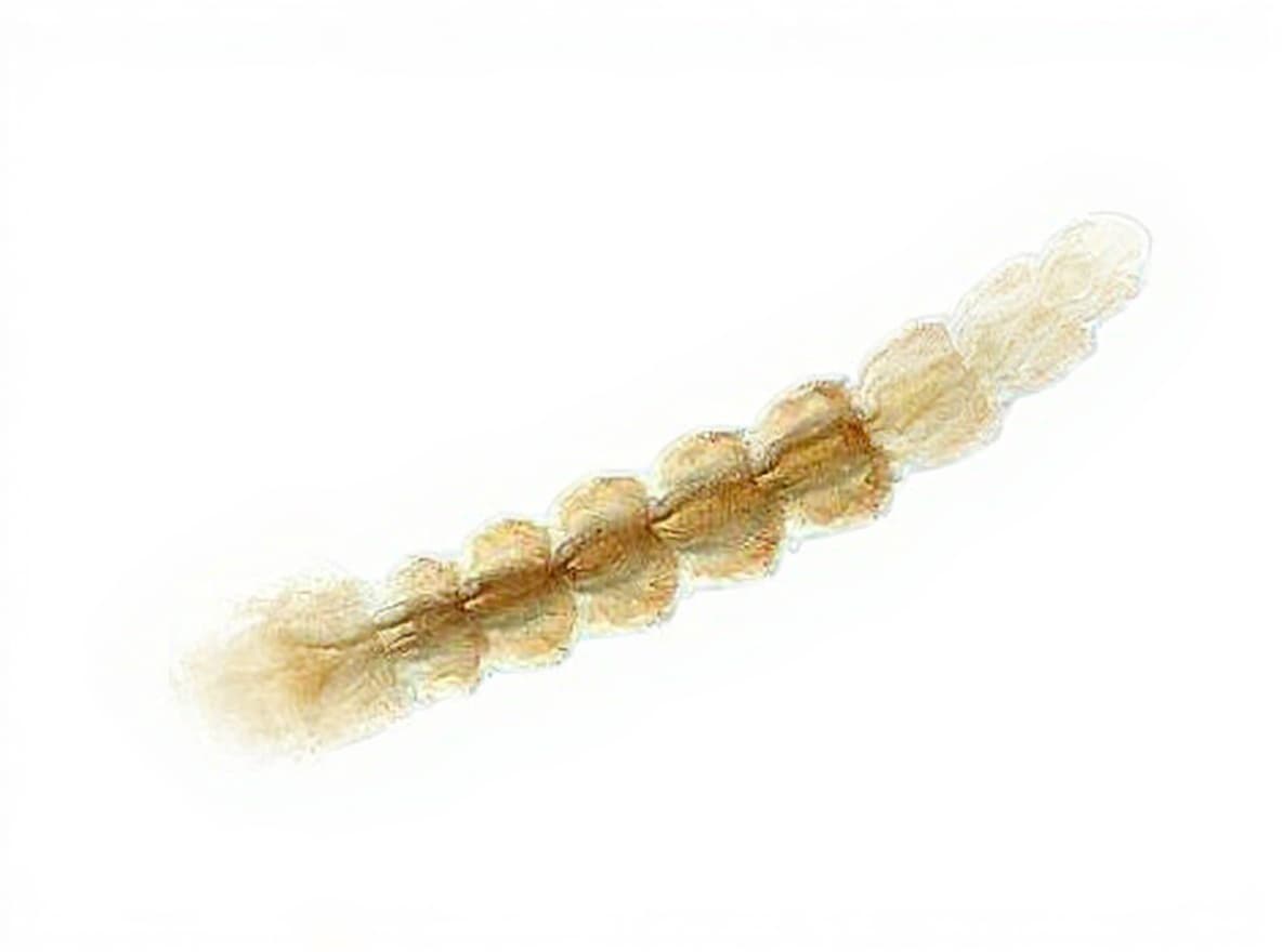 translucent segmented organism