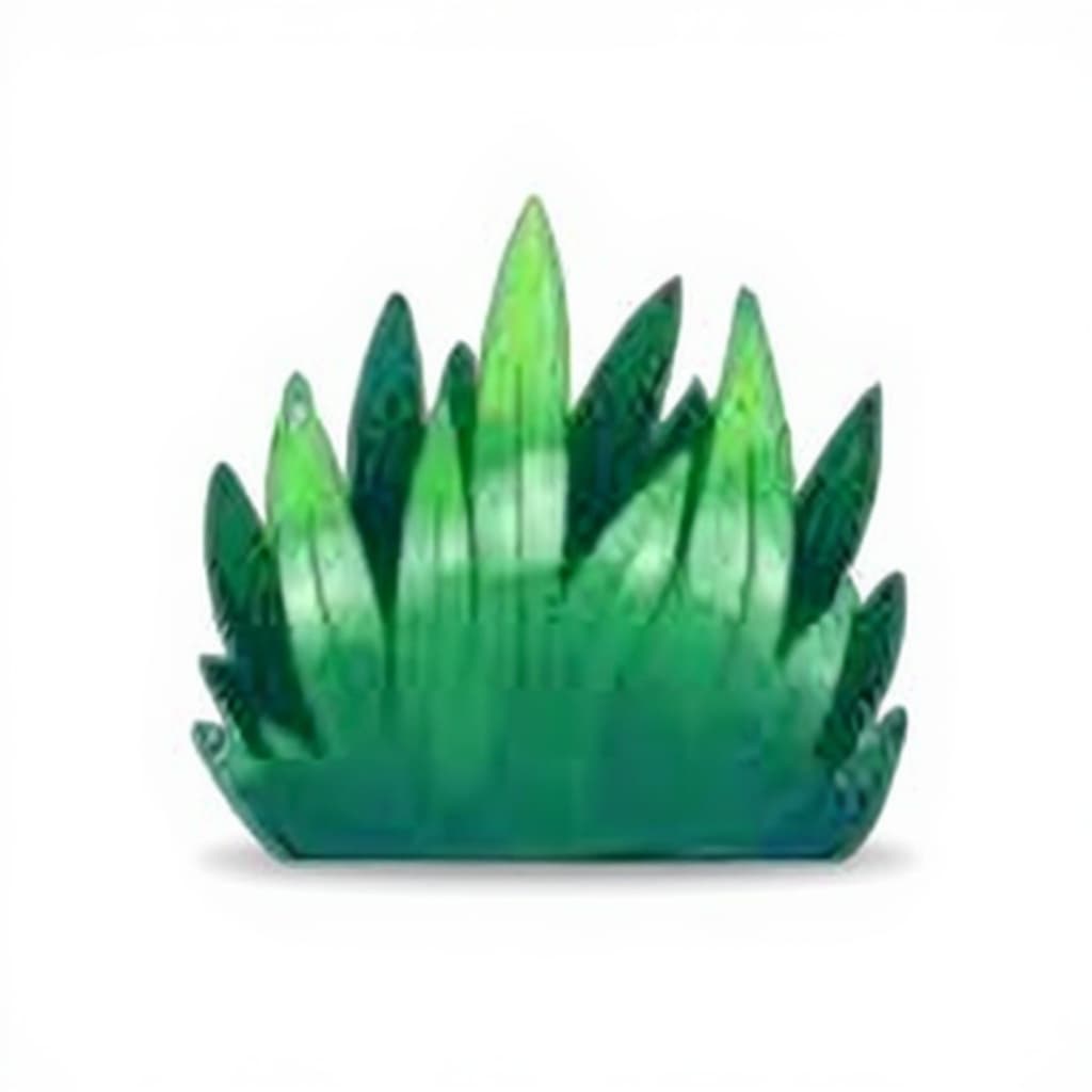 green glass object