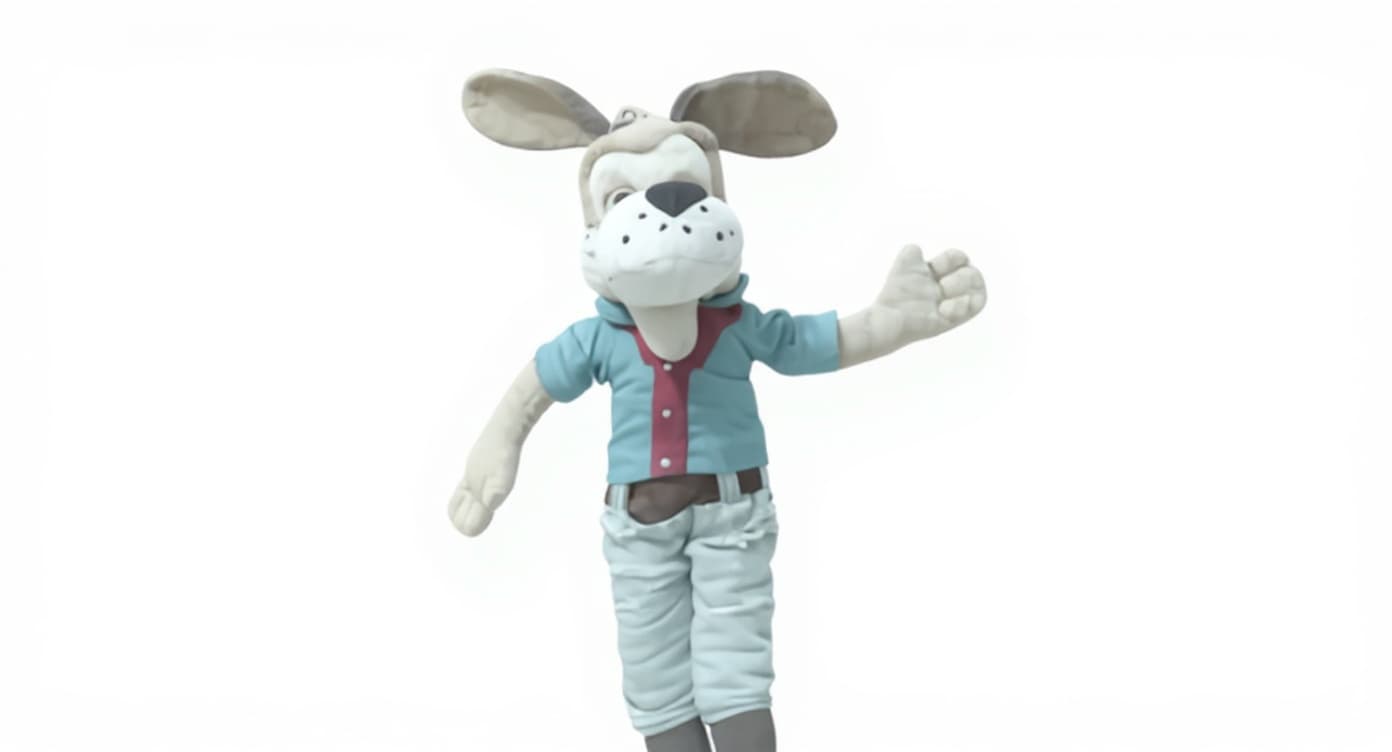 toy dog mascot