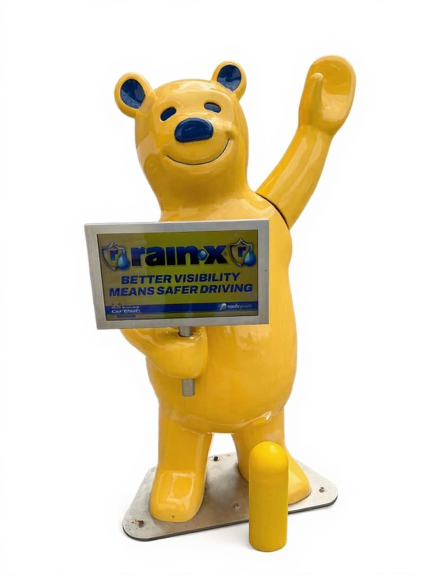 yellow bear sign
