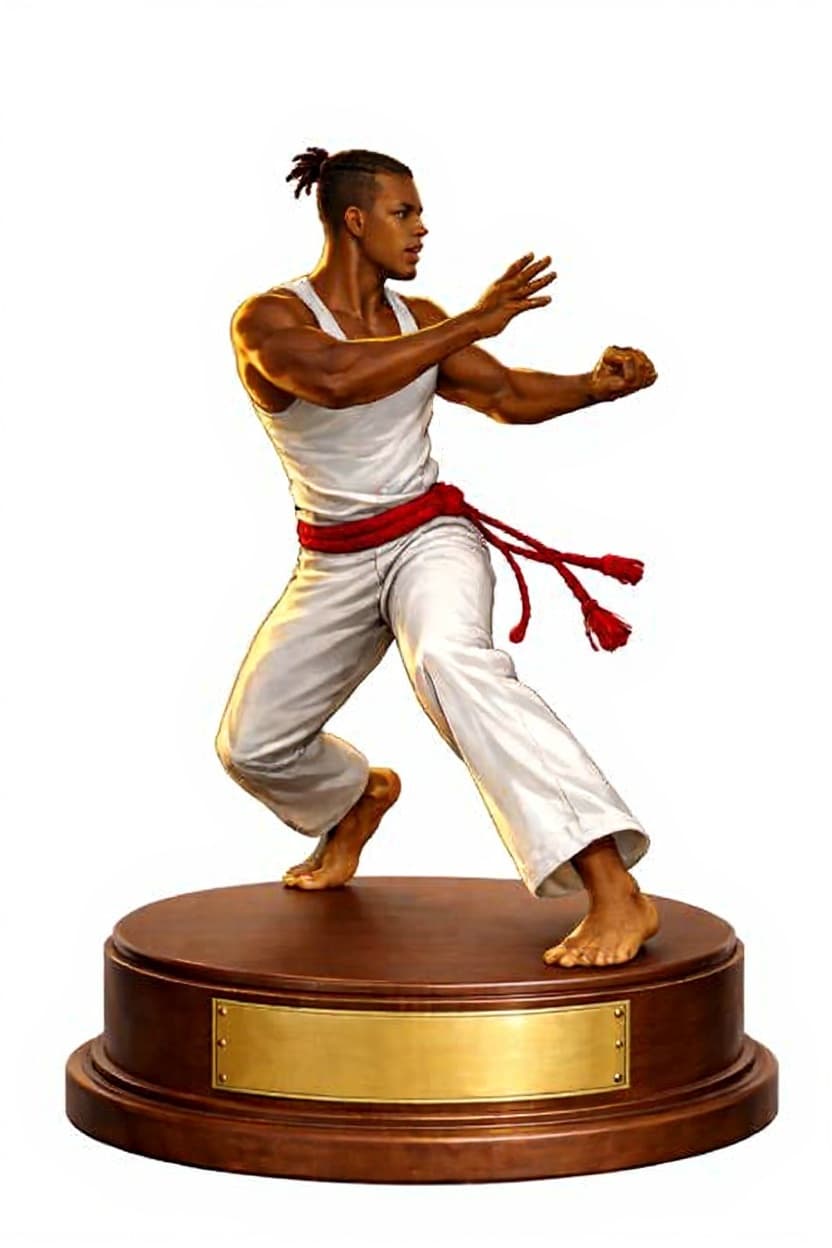 figurine martial arts