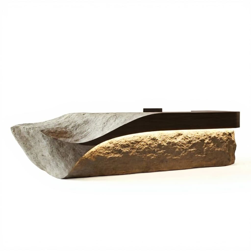 abstract stone sculpture