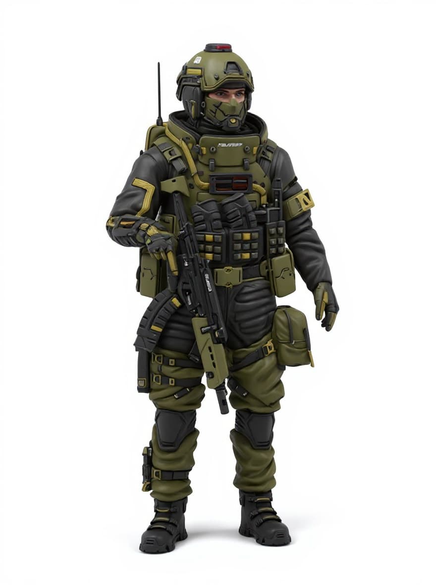 armored combat suit