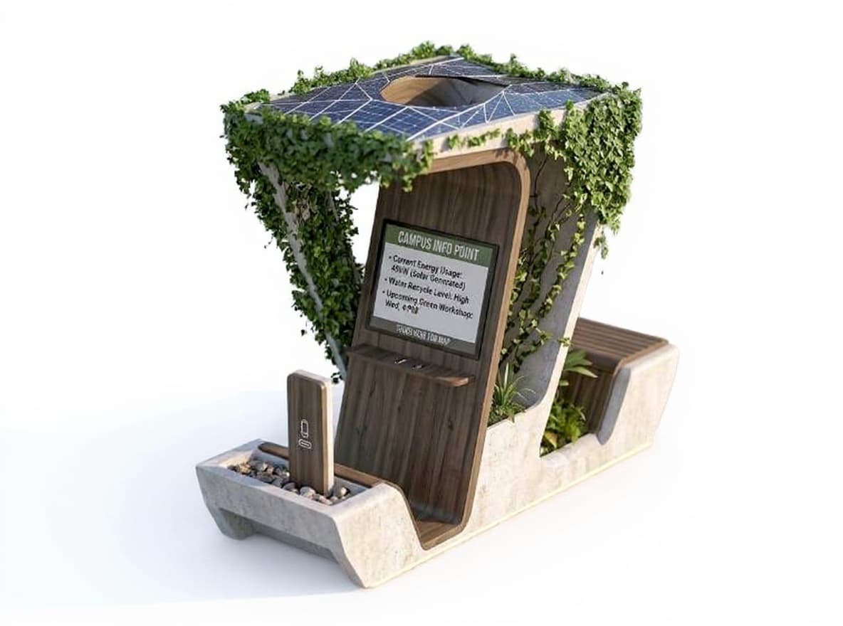 solar-powered planter