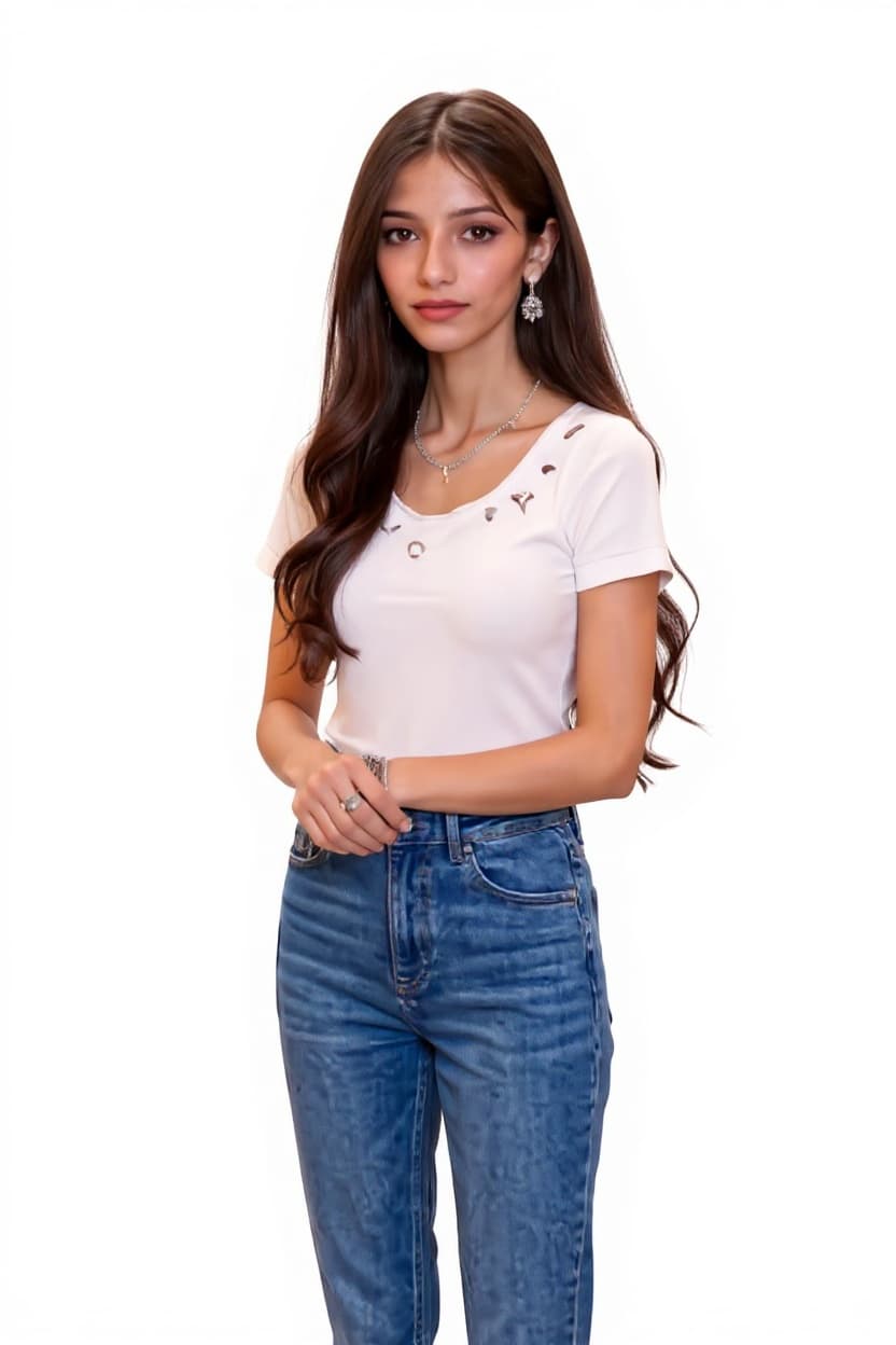 white t-shirt