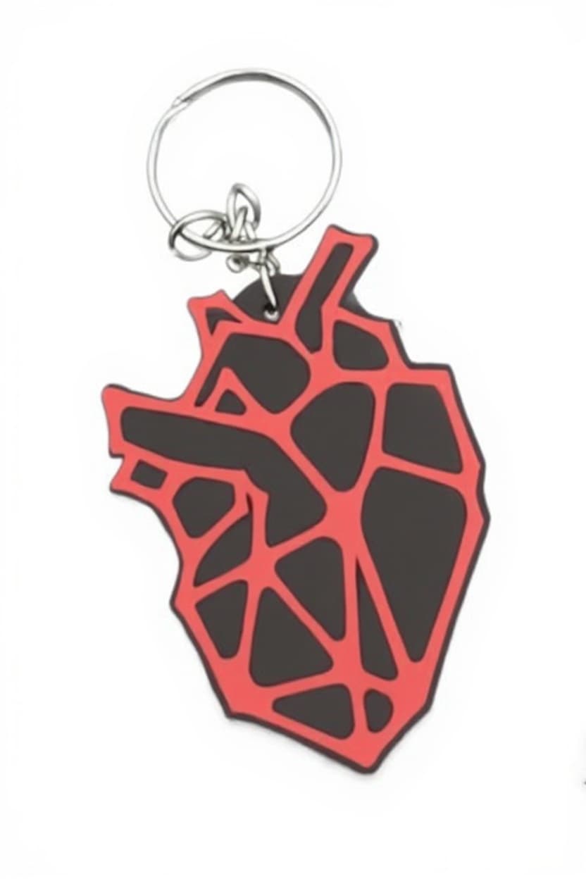 keychain heart