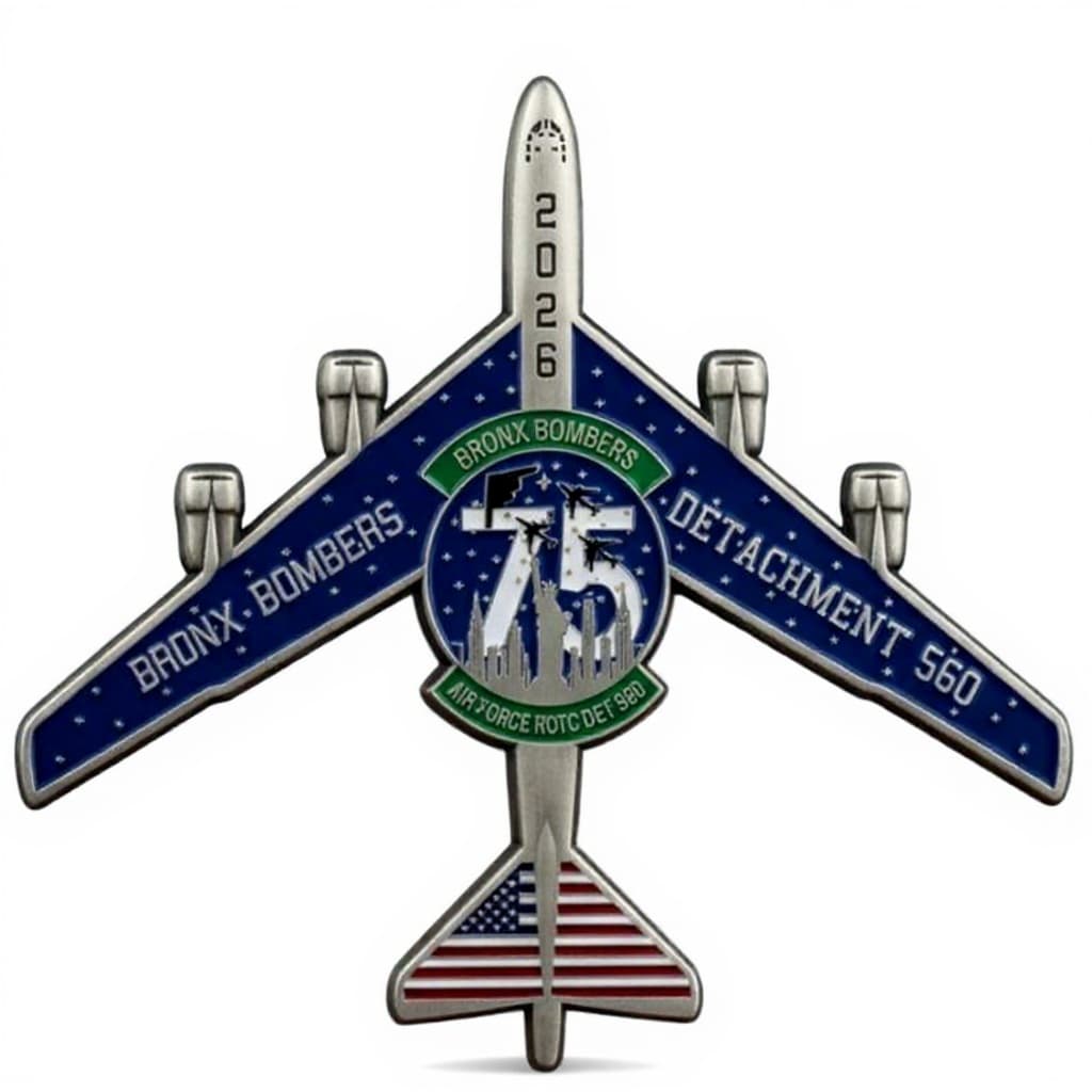 metal airplane pin