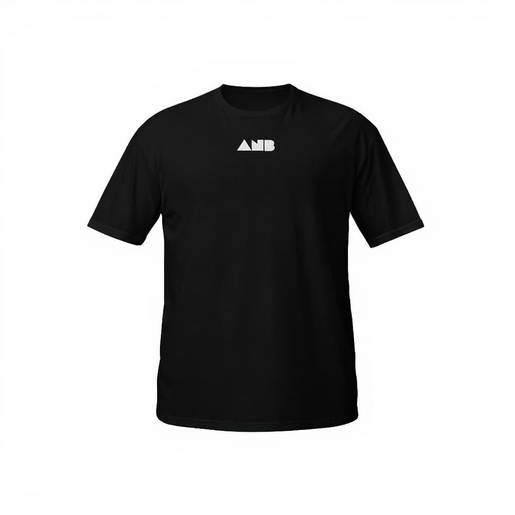 black t-shirt