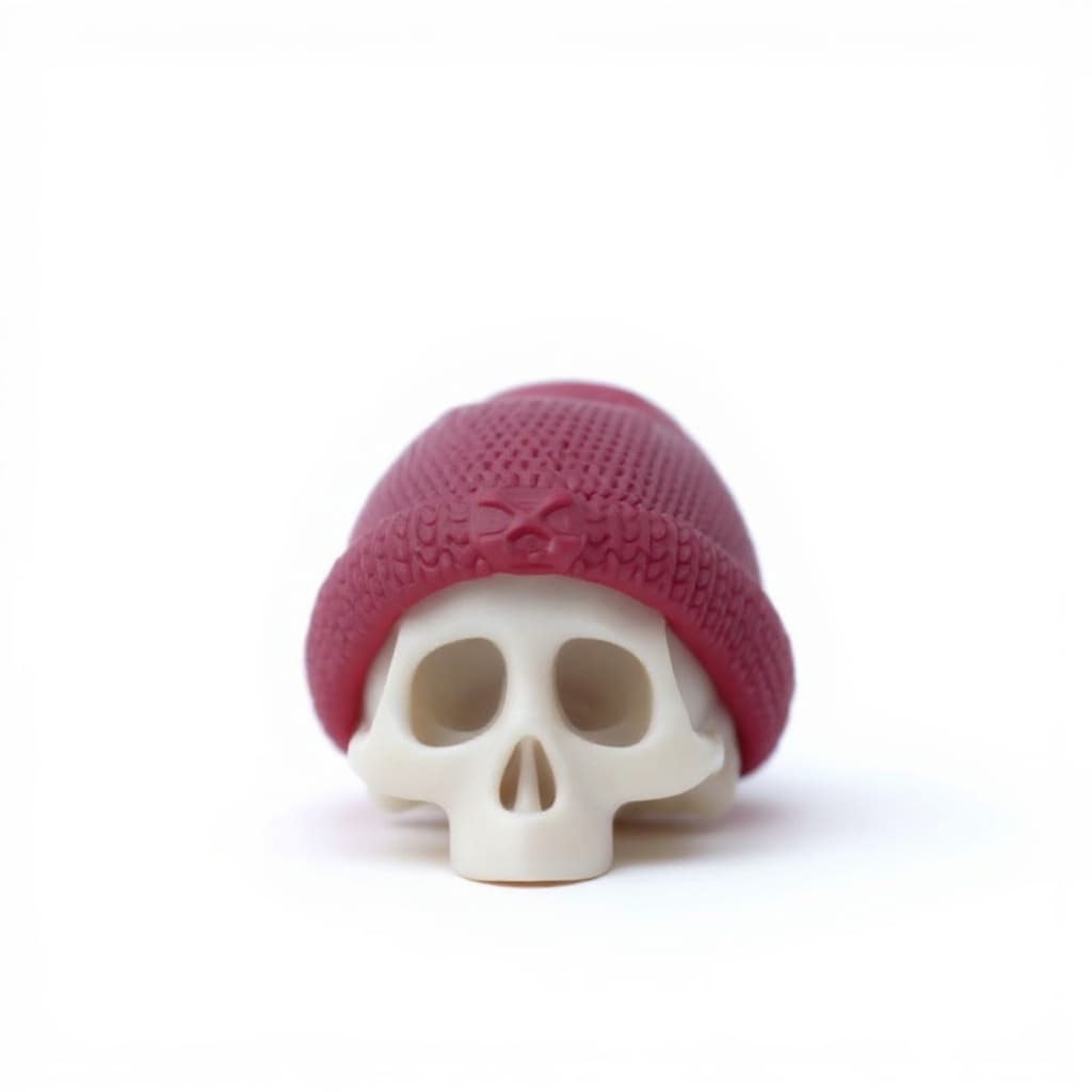 toy skull beanie
