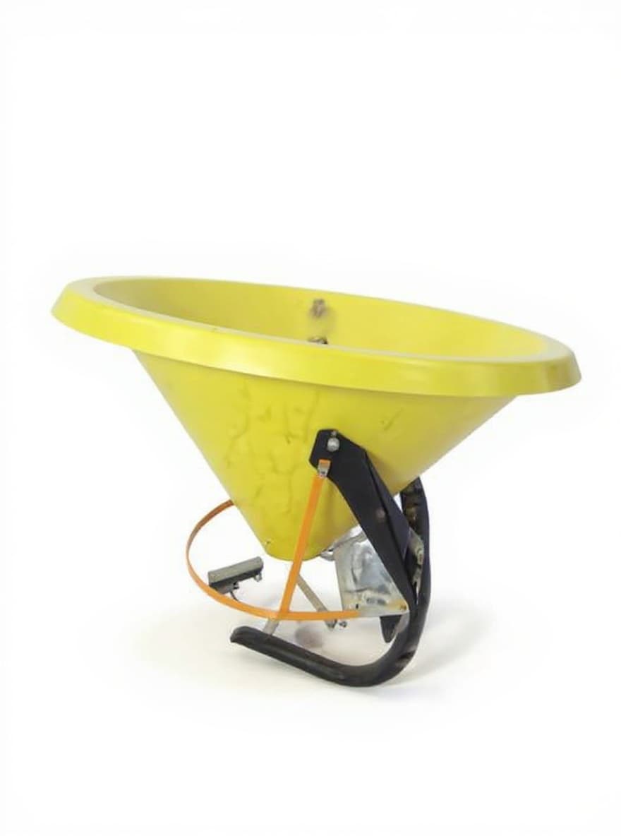 yellow plastic funnel