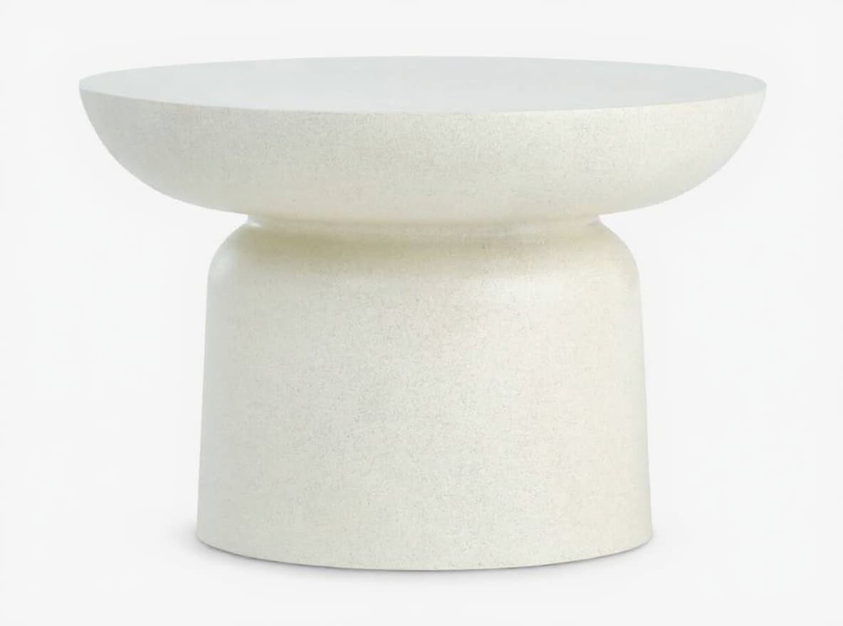 white ceramic pedestal