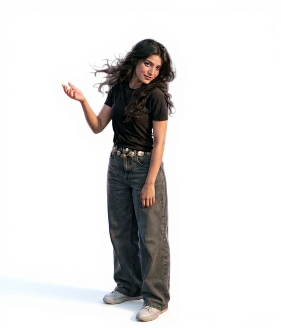 woman in jeans