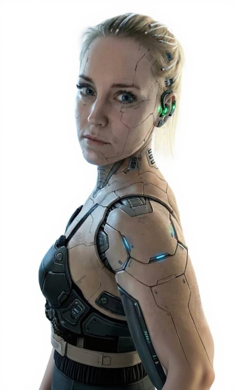 cyborg woman