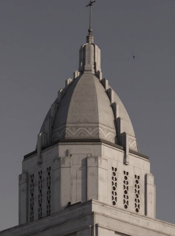 cross-shaped dome