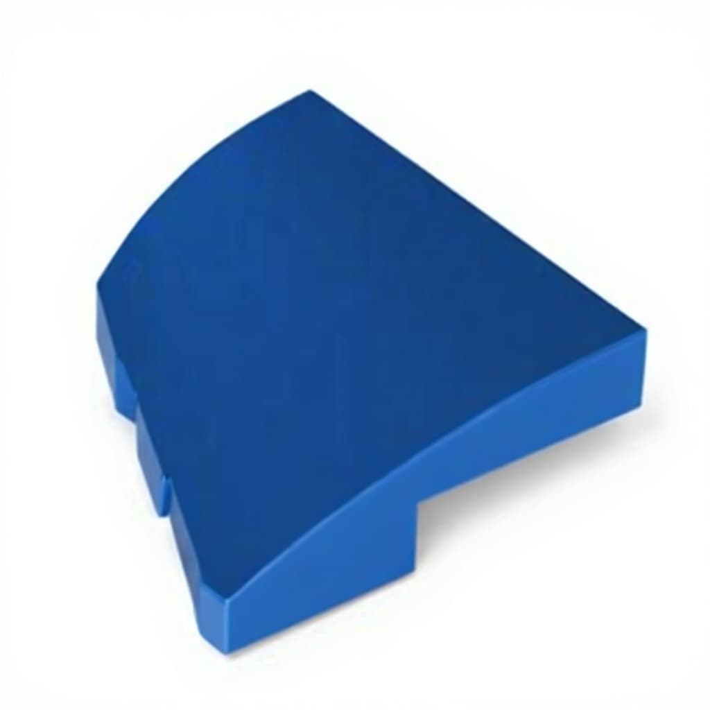 blue plastic object