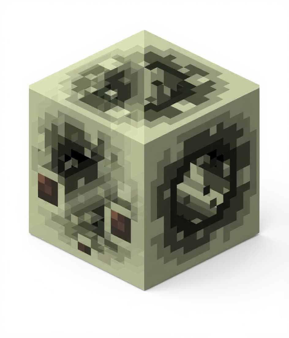 cube, pixelated, block
