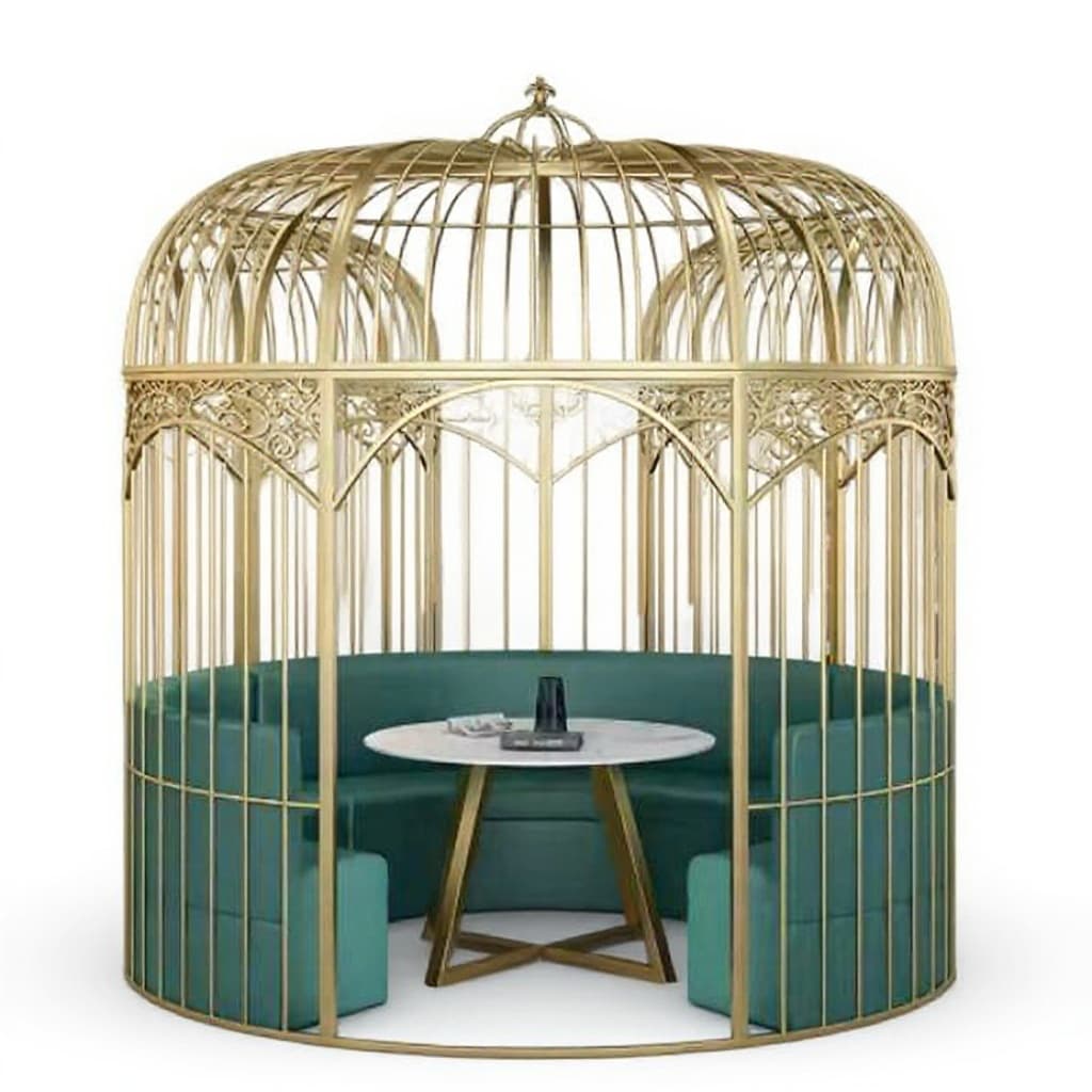 gold birdcage