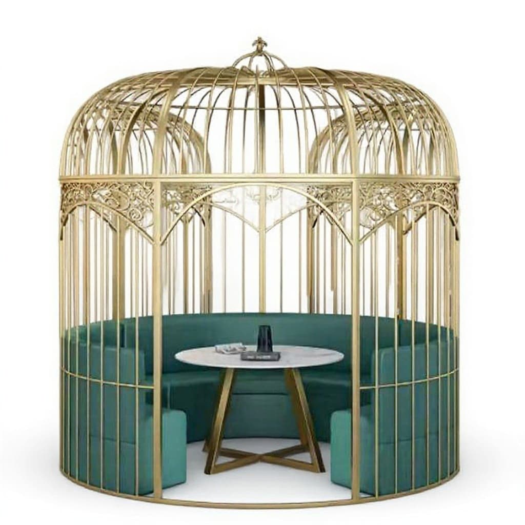 gold birdcage