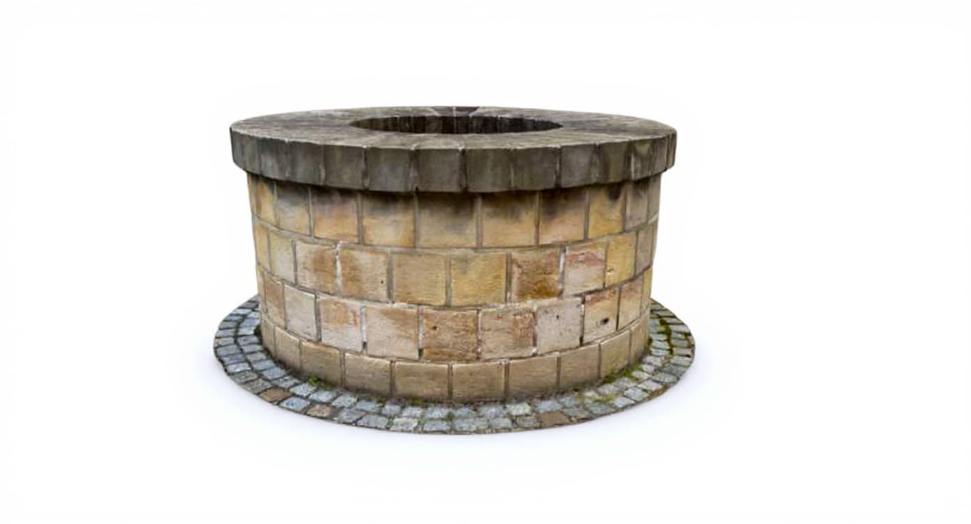 brick well