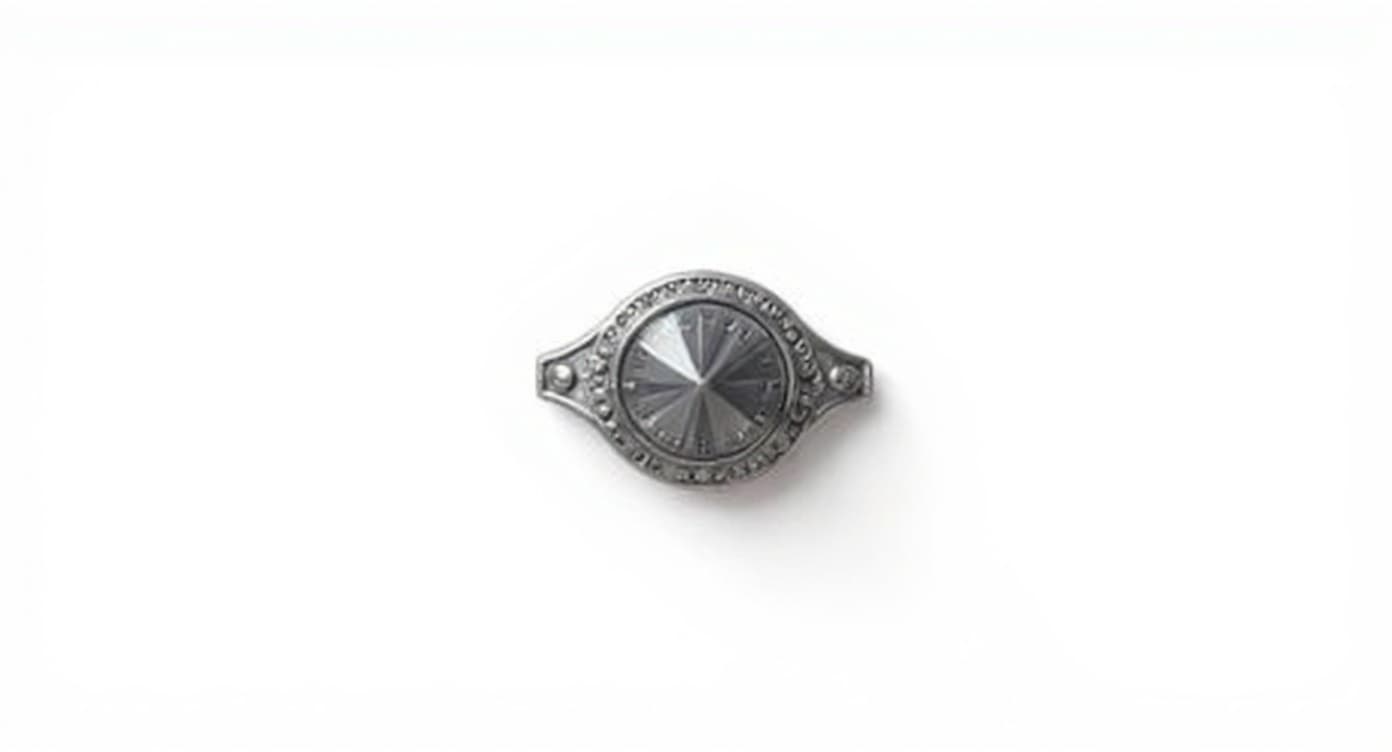 metal brooch