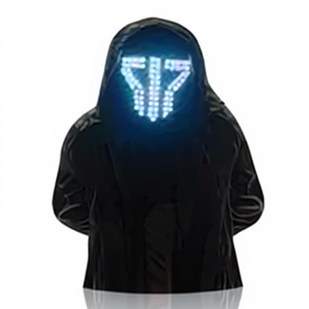 led-lit hoodie
