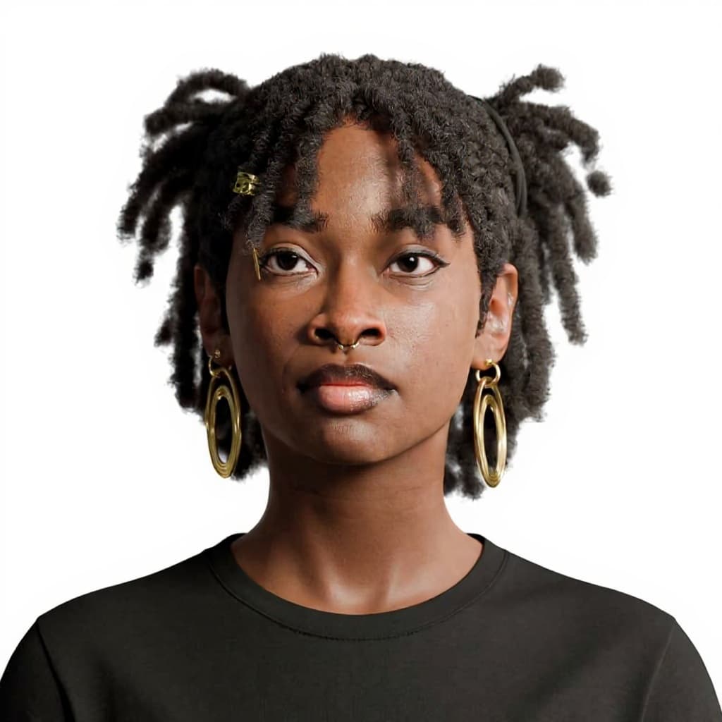gold hoop earrings