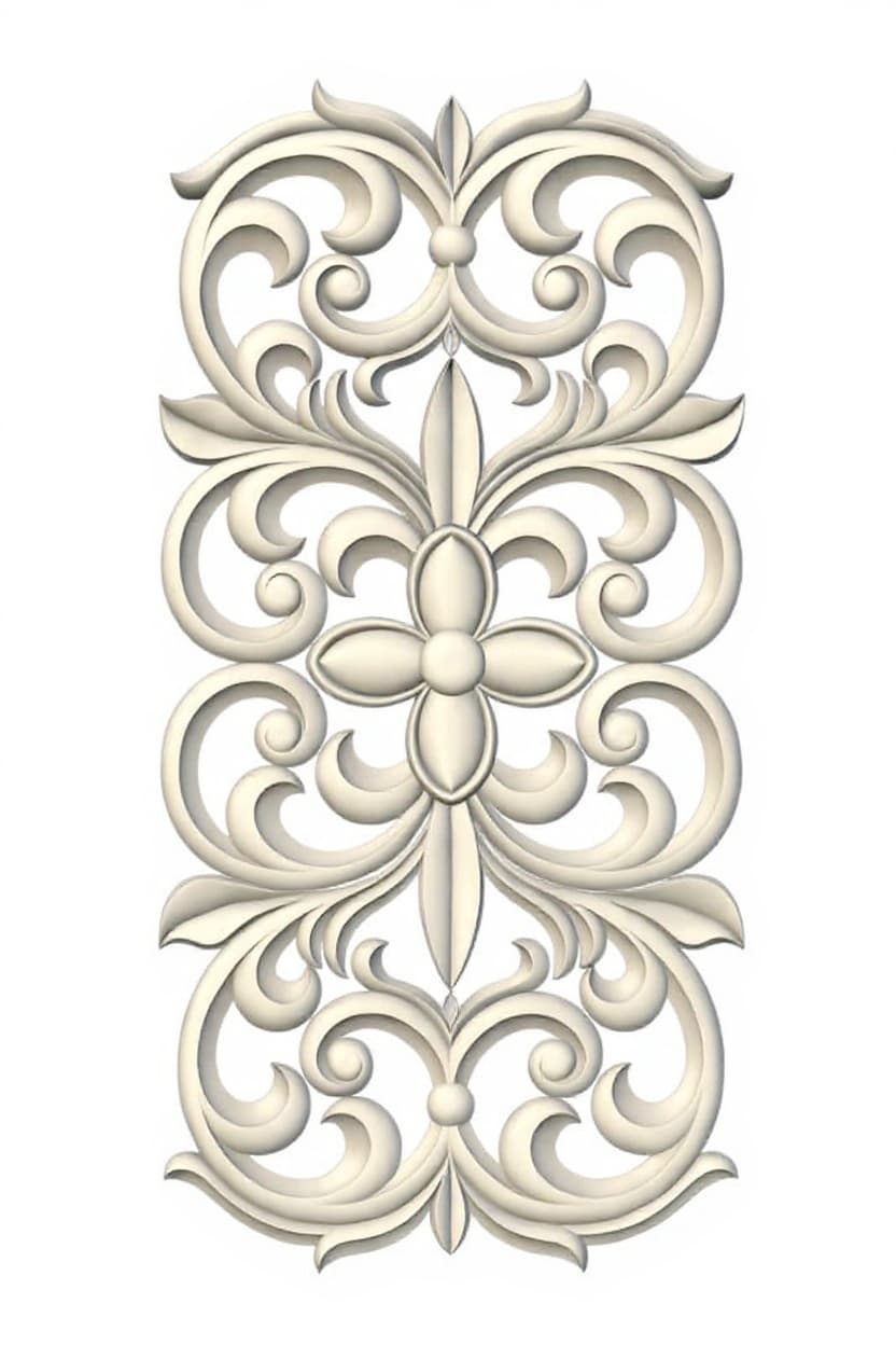 ornate floral design