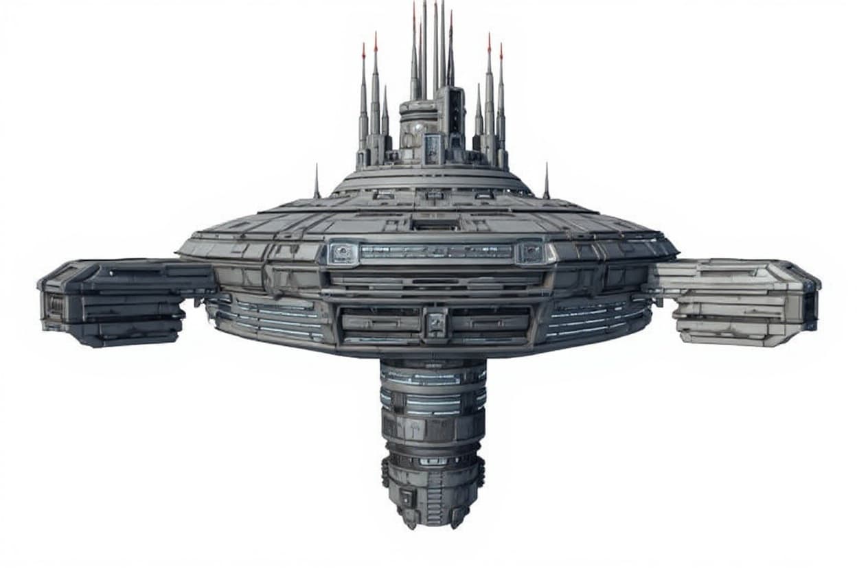 metal spacecraft
