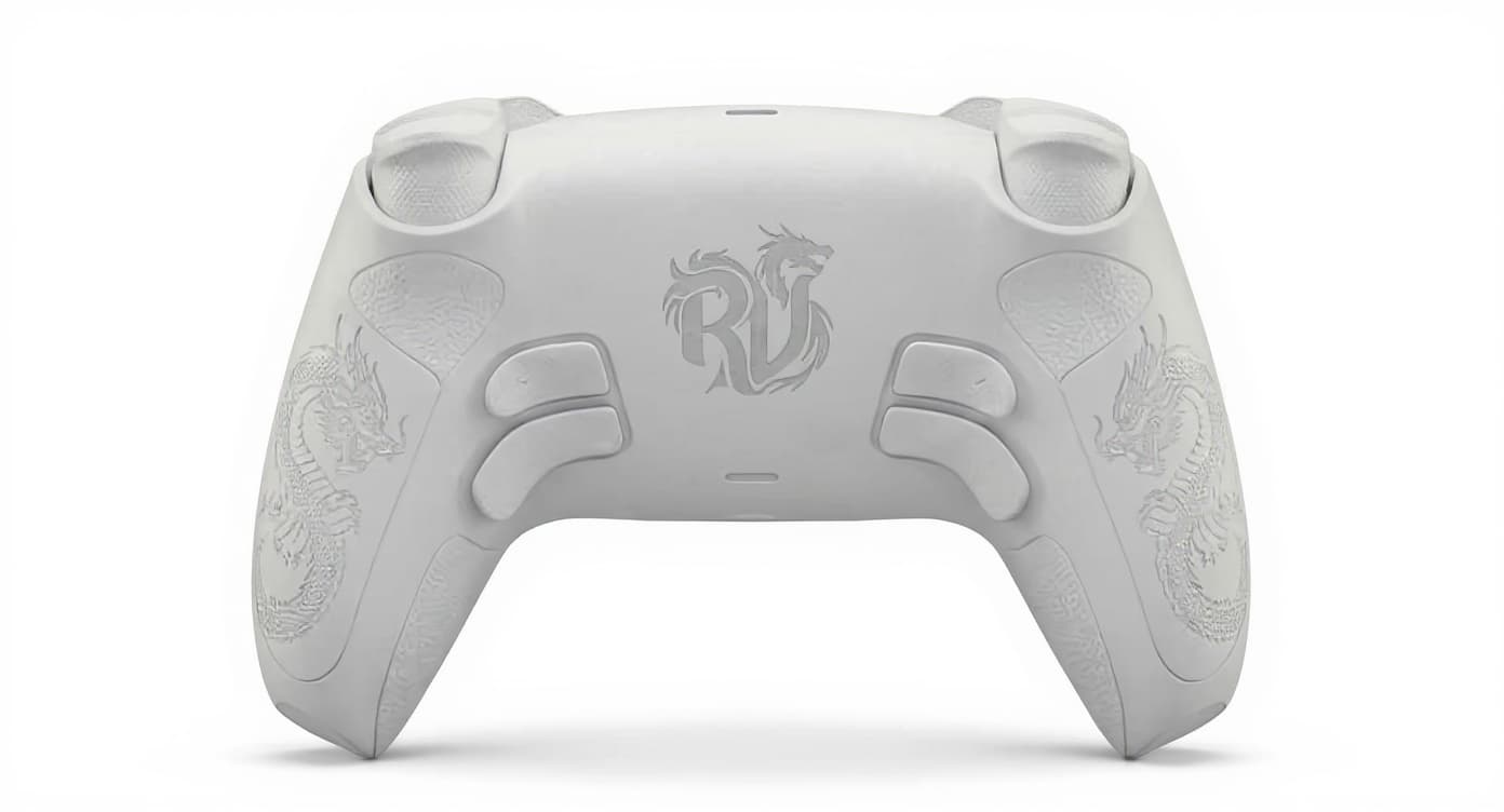 white gaming controller