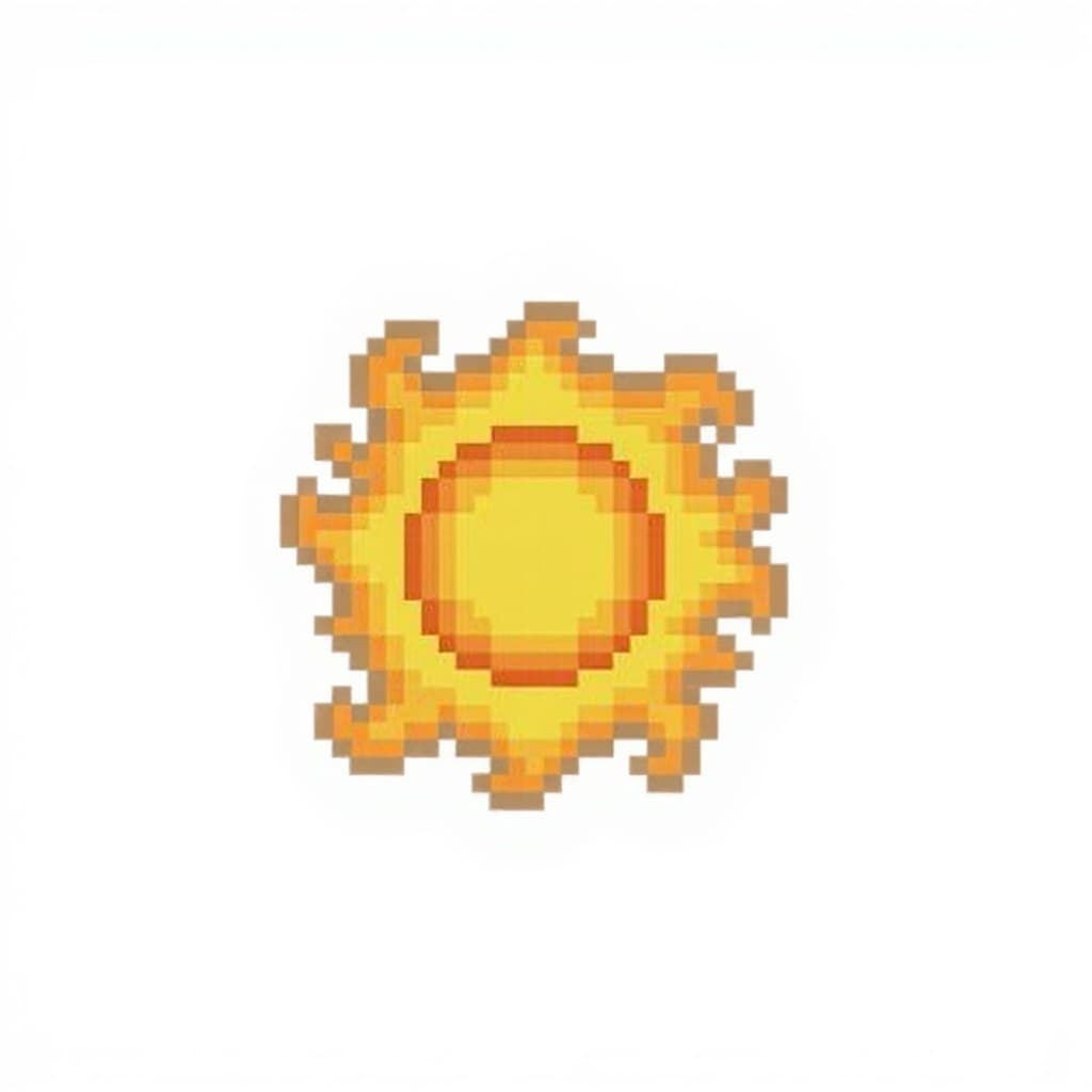 pixel sun