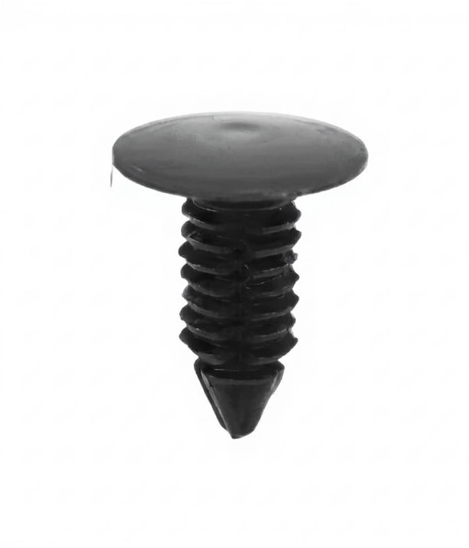black plastic screw