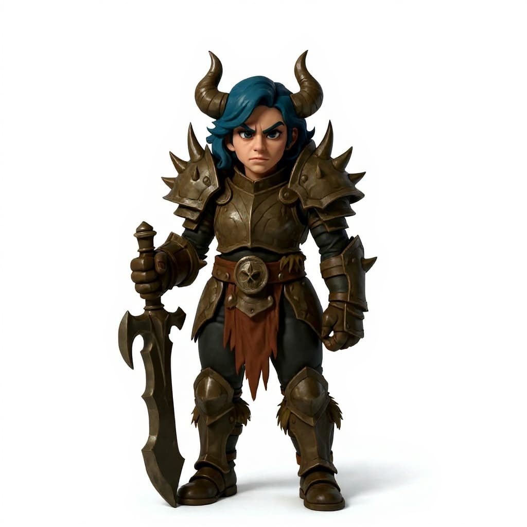 metal armor figure