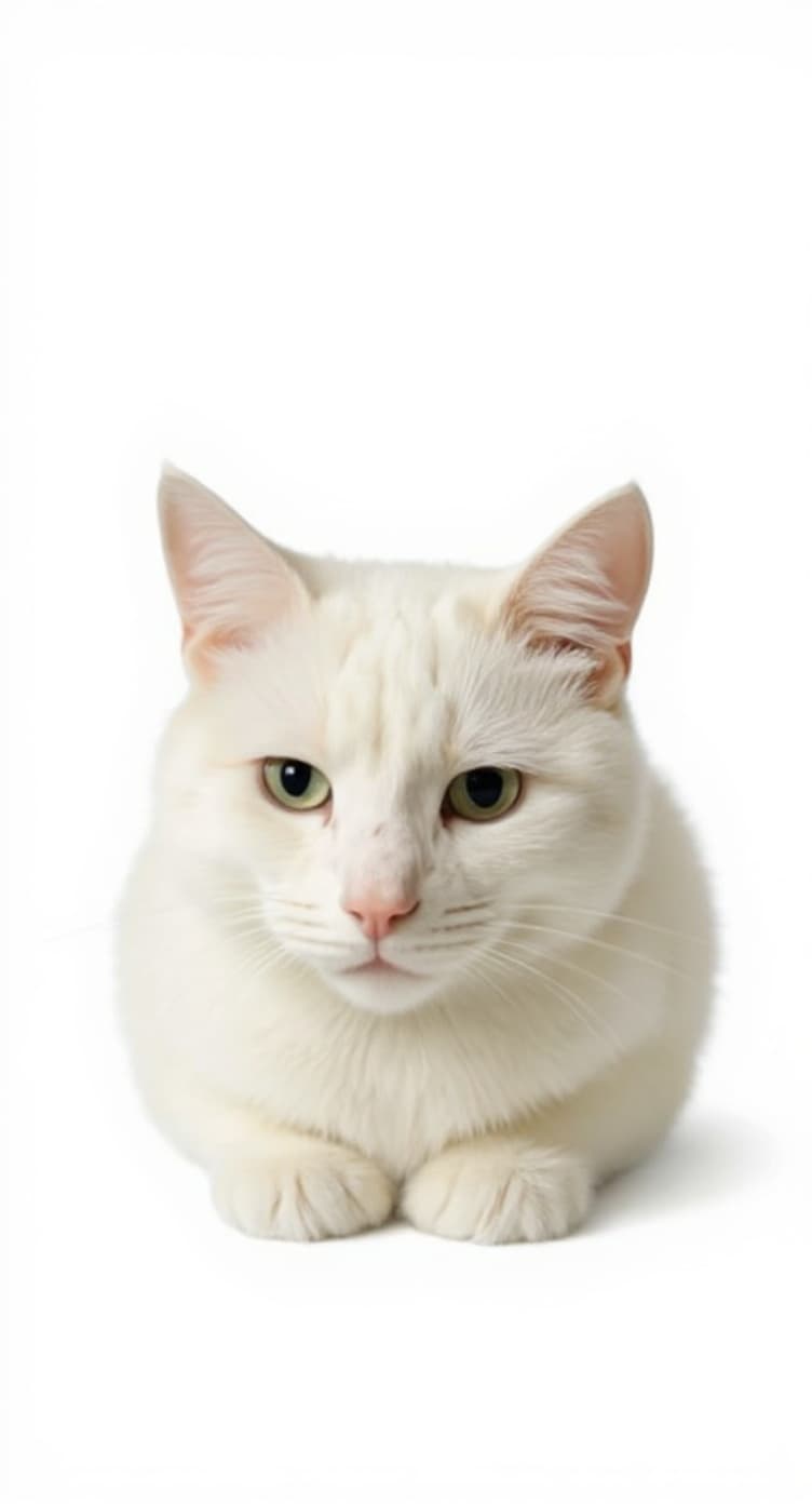 white cat